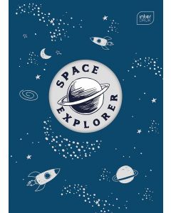 Zeszyt A5 32 kartki kratka Space Explorer Shape Interdruk