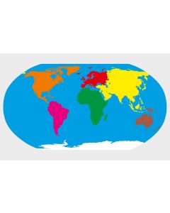 Mapa świata Montessori - podłogowa