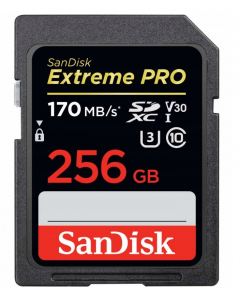SanDisk Karta Extreme Pro SDXC 256GB 170/90 MB/s