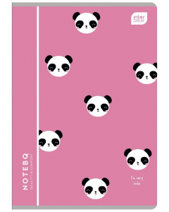 Zeszyt A5 z polipropylenową okładką 32 kartki kratka Panda Interdruk