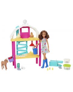 Lalka Barbie Farma radosnych kurek HGY88 Mattel