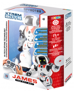 XTREM BOTS Robot interaktywny James the Spy Bot BOT3803157 TM Toys