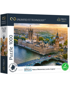 Puzzle 1000 elementów UFT Pałac Westminsterski, Londyn 10705 Trefl