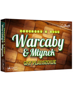 Zestaw klasycznych gier Warcaby i Młynek 01681 Trefl