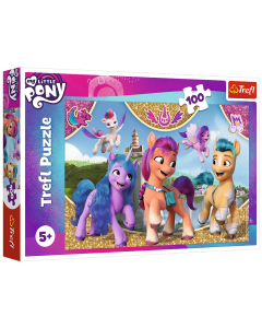 Puzzle 100 elementów Kolorowa przyjaźń My Little Pony 16415 Trefl