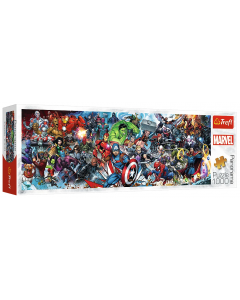 Puzzle 1000 elementów Panorama Dołącz do Uniwersum Marvela 29047 Trefl