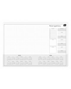 Podkład na biurko Biuwar z kalendarzem i planerem 30 kartek Basic Interdruk
