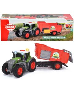 Traktor z przyczepą światło dźwięk 26 cm 203734001ONL Farm Dickie Toys