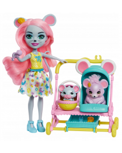 Enchantimals Wózek z myszkami HKR57 Mattel