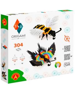 Zestaw kreatywny Origami 3D - 2w1 Motyl, Pszczoła 2566 Alexander