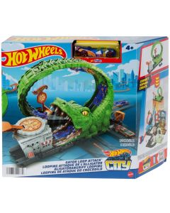 Hot Wheels City Zestaw tematyczny Pętla krokodyla HKX39 Mattel