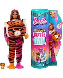 Barbie Cutie Reveal Dżungla Lalka Tygrys HKP99 Mattel