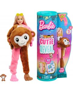 Barbie Cutie Reveal Dżungla Lalka Małpka HKR01 Mattel