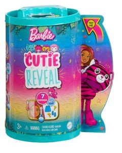 Barbie Cutie Reveal Dżungla Lalka Chelsea Tygrys HKR15 Mattel