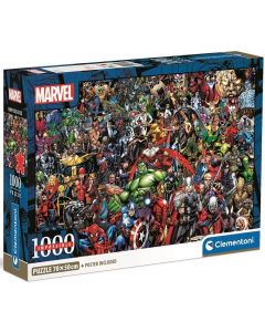 Puzzle 1000 elementów Compact Niemożliwe Marvel 39709 Clementoni