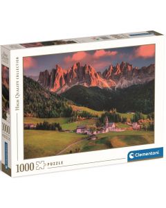 Puzzle 1000 elementów HQ Magiczne Dolomity 39743 Clementoni