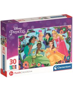 Puzzle 30 elementów SuperColor Disney Księżniczki 20276 Clementoni