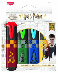Zakreślacz 4 kolory Harry Potter 740701 Maped