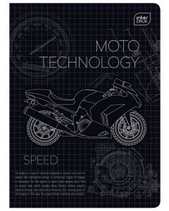 Zeszyt A5 60 kartek kratka Moto Interdruk