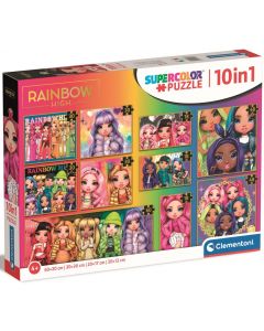 Puzzle 10w1 SuperColor Rainbow High 20273 Clementoni