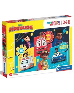 Puzzle maxi 24 elementy SuperColor Firebud Disney 24244 Clementoni