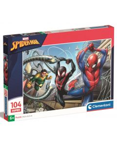 Puzzle Super 104 elementy Spiderman 25778 Clementoni