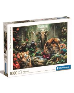 Puzzle 1000 elementów HQ Mistyczna Dżungla 39524 Clementoni