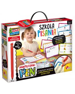 Montessori Pen szkoła pisania z 18 tabliczkami 304-PL97081 Lisciani