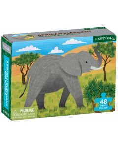 Puzzle mini Słoń afrykański 48 elementów MP57136 Mudpuppy
