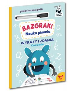 Bazgraki. Nauka pisania. Wyrazy i zdania. Ćwiczenia 4-6 lat Kapitan Nauka