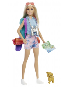 Lalka Barbie Malibu na kempingu HDF73 Mattel