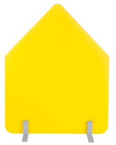 Parawan akustyczny – domek żółty niski