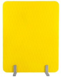 Parawan akustyczny - stojący żółty wysoki