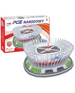 Puzzle 3D Stadion PGE Narodowy 105 elementów 306-20249 Cubic Fun