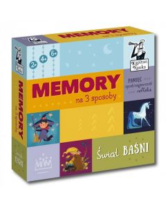 Memory na 3 sposoby Świat baśni 2+ 4+ 6+ Kapitan Nauka