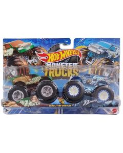 Hot Wheels Monster Trucks 2-pak Demolition Doub Smash - Squash vs 32 Degres 1:64 HLT65 Mattel