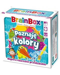 Gra edukacyjna BrainBox Poznaję kolory Rebel