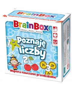 Gra edukacyjna BrainBox Poznaję liczby Rebel
