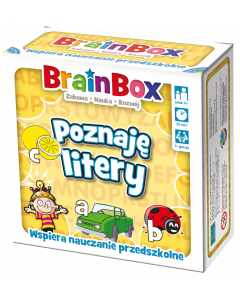Gra edukacyjna BrainBox Poznaję litery Rebel