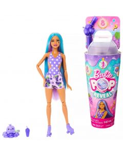 Barbie Pop Reveal Lalka Owocowy sok Winogron HNW44 Mattel