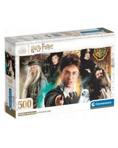 Puzzle 500 elementów Compact Harry Potter 35534 Clementoni