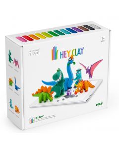 Hey Clay masa plastyczna Dinozaury HCLSE006 TM Toys