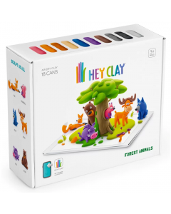 Hey Clay Masa plastyczna Zwierzęta leśne HCL18011CEE TM Toys