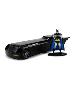 Auto metalowe Batmobile Batman niebieska peleryna 1:32 z figurką 253213006 Jada