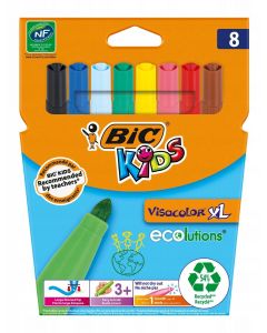 Flamastry Kids Visacolor XL 8 kolorów Bic