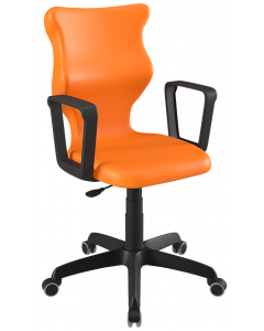 Krzesło Twist z podłokietnikami rozmiar 5 pomarańczowe