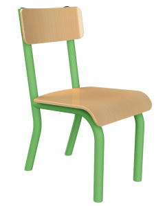 Krzesełko metalowe rozmiar 0 zielone