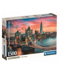 Puzzle 1500 elementów HQ Compact Londyński Zmierzch 31715 Clementoni