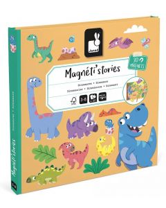 Magnetyczna układanka Dinozaury Magneti' Stories J05450 Janod