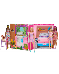Przytulny domek dla lalek Barbie + lalka HRJ77 Mattel
